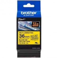 Brother TZe-SL661 - Self-adhesive - black on yellow - Roll (3.6 cm x 8 m) 1 cassette(s) laminated tape - for P-Touch PT-D800W, PT-P900W, PT-P950NW